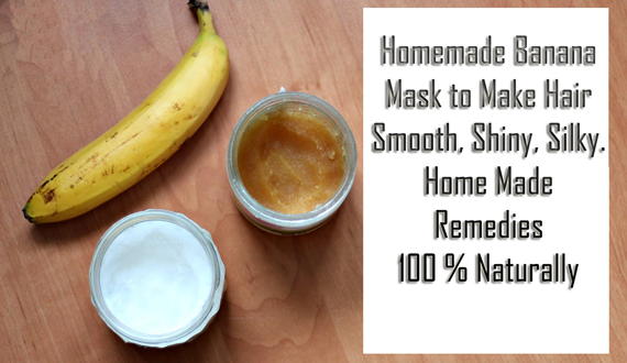 Make Banana Mask to get Smooth, Silky Hair 