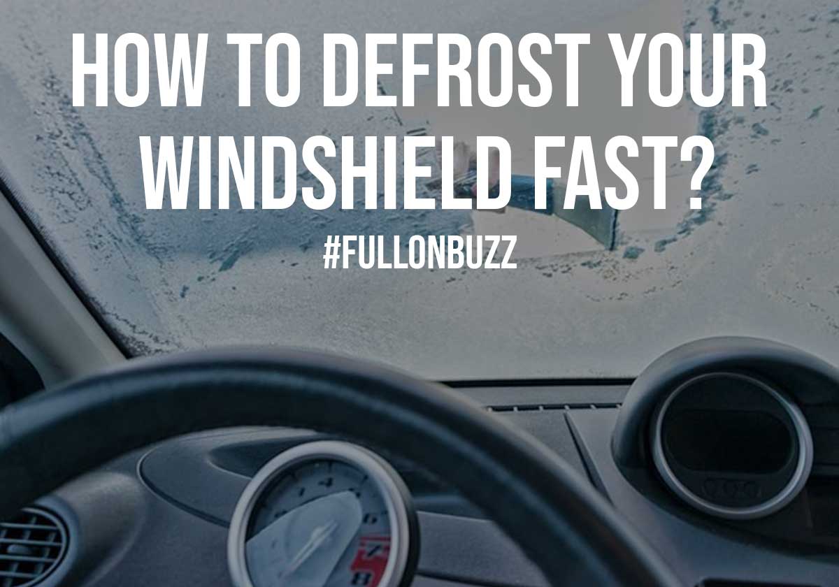 how to Defrost a Windshield?